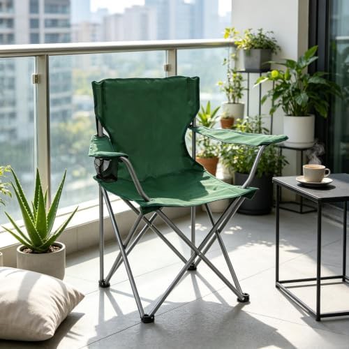 Mesh cupholder foldable outdoor beach chair — photo 3